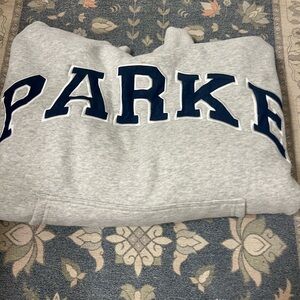 Parke Hoodie Gray and Navy